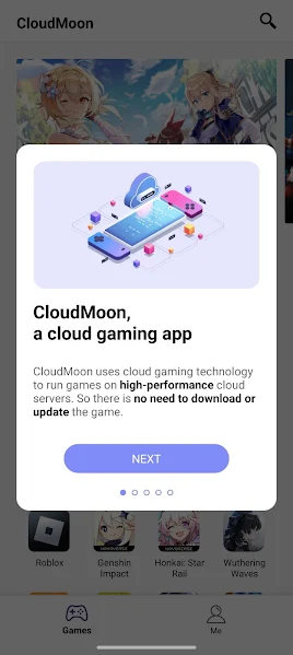 Cloud Moon gaming session
